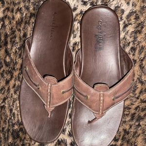 Cole Haan mens leather sandals size 12